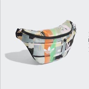 Adidas Art Deco multi color waist bag new with tags
